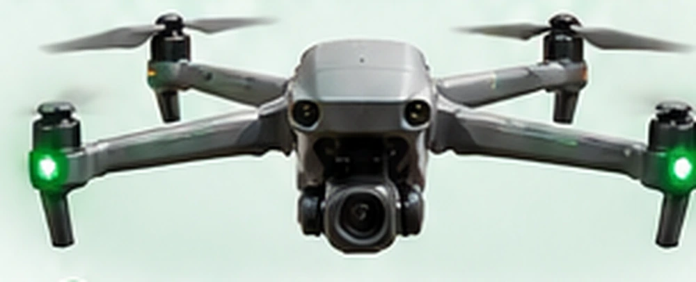 DJI Air 3 con indicazione verde AeroVision