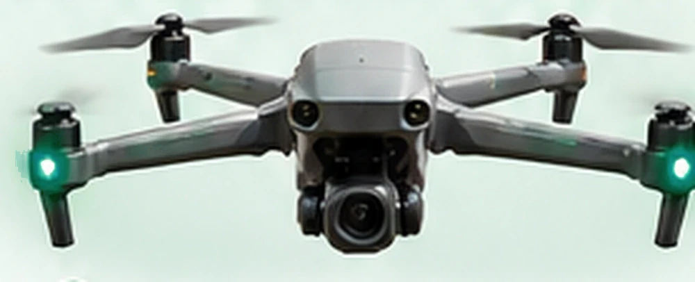 DJI Air 3 con indicazione turchese AeroVision