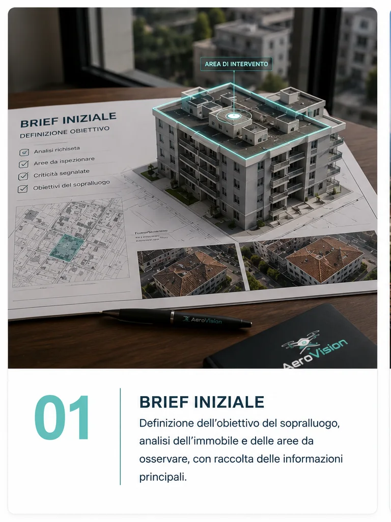 Brief iniziale AeroVision: definizione dell’immobile e dell’area di intervento